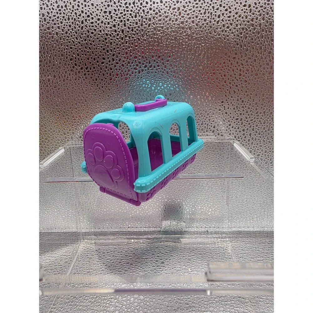 Just Play Puppy In My Pocket Series 2 Mystery Pet Carrier Teal Purple Toy Crate